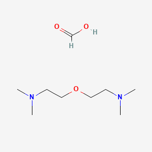 molecular formula C9H22N2O3 B1615641 Bis(2-dimethylaminoethyl) ether, diformate CAS No. 51390-19-3