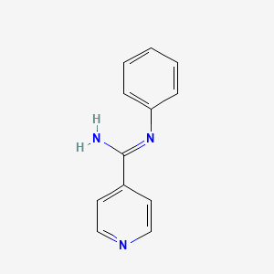molecular formula C12H11N3 B1615671 N-Phenylisonicotinamidine CAS No. 23573-51-5