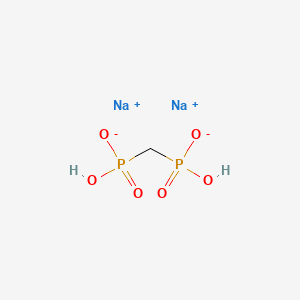 molecular formula CH6NaO6P2 B1615673 Medronate disodium CAS No. 25681-89-4