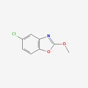 molecular formula C8H6ClNO2 B1615680 5-Chloro-2-methoxybenzo[d]oxazole CAS No. 31080-68-9