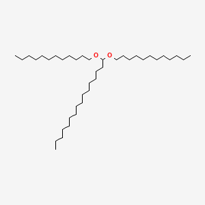 molecular formula C40H82O2 B1615690 1,1-Bis(dodecyloxy)hexadecane CAS No. 56554-64-4