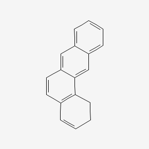 molecular formula C18H14 B1615694 BENZ(a)ANTHRACENE, 1,2-DIHYDRO- CAS No. 60968-08-3