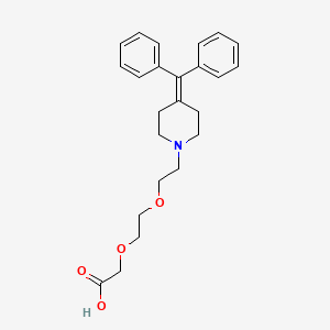 molecular formula C24H29NO4 B1615714 Pibaxizine CAS No. 82227-39-2