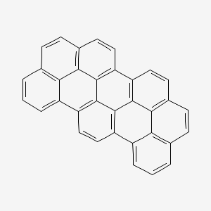 molecular formula C34H16 B1615718 decacyclo[20.12.0.02,7.03,32.06,11.08,21.09,18.010,15.025,34.028,33]tetratriaconta-1(22),2,4,6,8(21),9(18),10(15),11,13,16,19,23,25(34),26,28(33),29,31-heptadecaene CAS No. 188-11-4