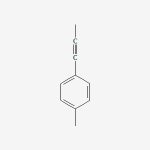 molecular formula C10H10 B1615721 Benzene, 1-methyl-4-(1-propynyl)- CAS No. 2749-93-1