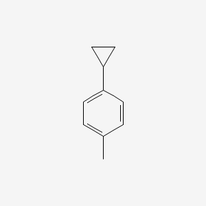 molecular formula C10H12 B1615726 Benzene, 1-cyclopropyl-4-methyl- CAS No. 6921-43-3