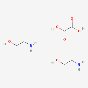 molecular formula C4H9NO5 B1615729 Bis[(2-hydroxyethyl)ammonium] oxalate CAS No. 2799-19-1