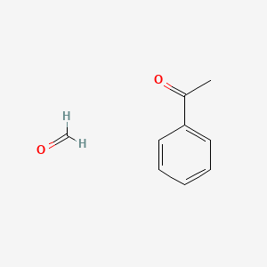 molecular formula C9H10O2 B1615750 Formaldehyde;1-phenylethanone CAS No. 68441-83-8