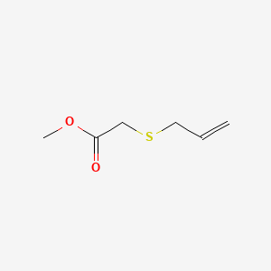 molecular formula C6H10O2S B1615778 Methyl allylthioacetate CAS No. 72867-23-3