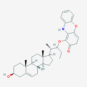 molecular formula C36H47NO4 B161578 Opochol CAS No. 135212-24-7
