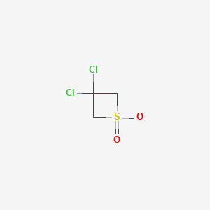 molecular formula C3H4Cl2O2S B1615787 3,3-Dichlorothietane 1,1-dioxide CAS No. 90344-85-7