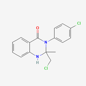 2-(Chloromethyl)-3-(4-Chlorophenyl)-2-Methyl-1,2,3,4-Tetrahydroquinazolin-4-One