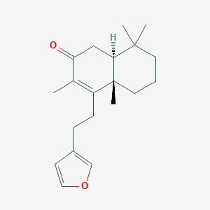molecular formula C20H28O2 B161579 Hispanone 
