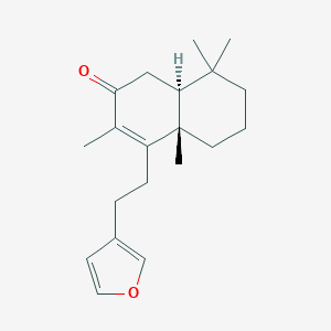 molecular formula C20H28O2 B161579 Hispanone CAS No. 82462-67-7