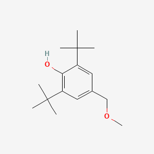 molecular formula C16H26O2 B1615795 2,6-Di-tert-butyl-4-methoxymethylphenol CAS No. 87-97-8