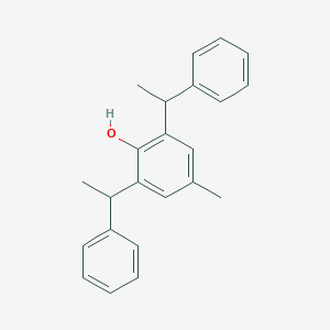 molecular formula C23H24O B161580 4-Methyl-2,6-bis(1-phenylethyl)phenol CAS No. 1817-68-1