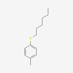 molecular formula C13H20S B1615832 1-(Hexylsulfanyl)-4-methylbenzene CAS No. 5342-83-6