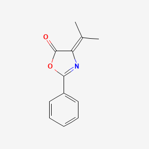 2-Oxazolin-5-one, 4-isopropylidene-2-phenyl-