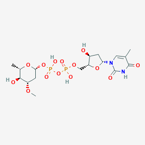 molecular formula C17H28N2O14P2 B161585 dTDP-L-oleandrose CAS No. 130832-66-5