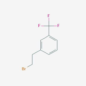 molecular formula C9H8BrF3 B161587 1-(2-Bromoethyl)-3-(trifluoromethyl)benzene CAS No. 1997-80-4