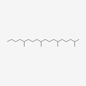 molecular formula C22H46 B1615873 2,6,10,14-Tetramethyloctadecane CAS No. 54964-82-8