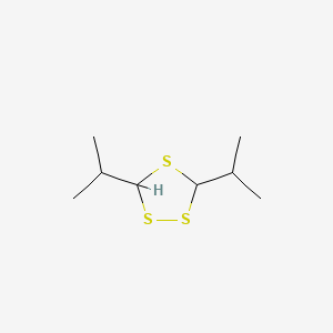 molecular formula C8H16S3 B1615876 3,5-Diisopropyl-1,2,4-trithiolane CAS No. 54934-99-5