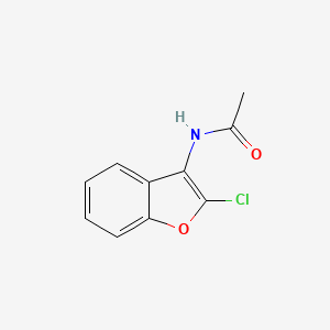 molecular formula C10H8ClNO2 B1615880 N-(2-Chloro-1-benzofuran-3-yl)acetamide CAS No. 67382-11-0