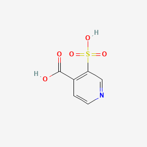 molecular formula C6H5NO5S B1615884 3-Sulfopyridine-4-carboxylic acid CAS No. 4833-93-6