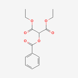 molecular formula C14H16O6 B1615887 Diethyl 2-benzoyloxypropanedioate CAS No. 73981-15-4
