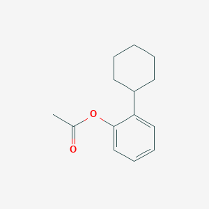 molecular formula C14H18O2 B1615895 2-Cyclohexylphenyl acetate CAS No. 27163-72-0