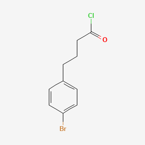 molecular formula C10H10BrClO B1615899 4-(4-Bromophenyl)butanoyl chloride CAS No. 6628-03-1
