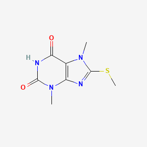 3,7-Dimethyl-8-methylsulfanylpurine-2,6-dione