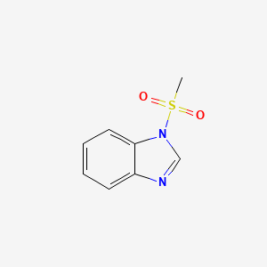 molecular formula C8H8N2O2S B1615910 1-(methylsulfonyl)-1H-benzimidazole CAS No. 43215-10-7