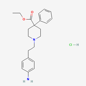 molecular formula C22H30Cl2N2O2 B1615925 Anileridine hydrochloride CAS No. 53421-22-0