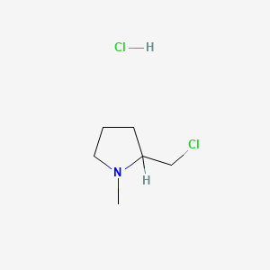 molecular formula C6H13Cl2N B1615926 2-(Chloromethyl)-1-methylpyrrolidine hydrochloride CAS No. 54288-69-6