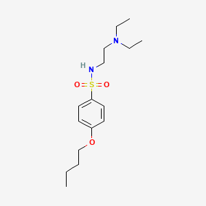 Benzenesulfonamide, p-butoxy-N-(2-diethylaminoethyl)-