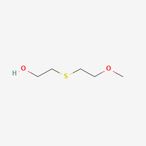 molecular formula C5H12O2S B1615942 Ethanol, 2-(methoxyethylthio)- CAS No. 25756-33-6
