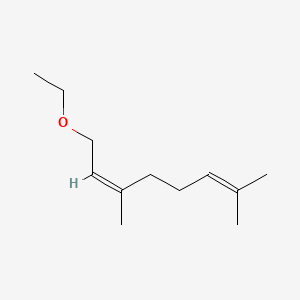 molecular formula C12H22O B1615949 (2Z)-1-ethoxy-3,7-dimethylocta-2,6-diene CAS No. 22882-89-9