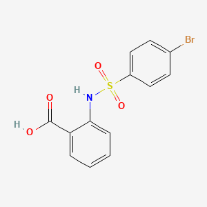 molecular formula C13H10BrNO4S B1615950 2-(4-Bromo-benzenesulfonylamino)-benzoic acid CAS No. 51012-29-4