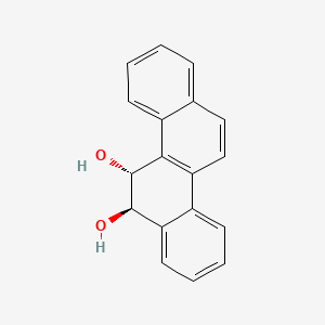 molecular formula C18H14O2 B1615953 CHRYSENE-5,6-DIOL, 5,6-DIHYDRO-, trans- CAS No. 56183-24-5