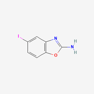molecular formula C7H5IN2O B1615958 5-Iodobenzo[d]oxazol-2-amine CAS No. 64037-13-4