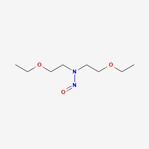 molecular formula C8H18N2O3 B1615961 Bis(2-ethoxyethyl)nitrosoamine CAS No. 67856-66-0