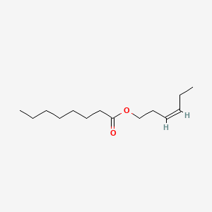 molecular formula C14H26O2 B1615962 cis-3-Hexenyl caprylate CAS No. 61444-41-5