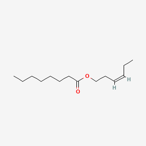 molecular formula C14H26O2 B1615962 (Z)-3-Hexenyl octanoate CAS No. 61444-41-5