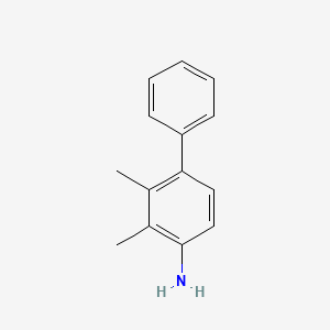 molecular formula C14H15N B1615967 2,3-Dimethyl-4-biphenylamine CAS No. 22750-87-4