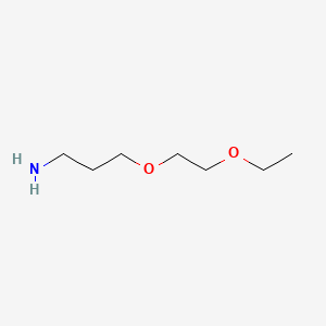 molecular formula C7H17NO2 B1615970 1-Propanamine, 3-(2-ethoxyethoxy)- CAS No. 28754-17-8