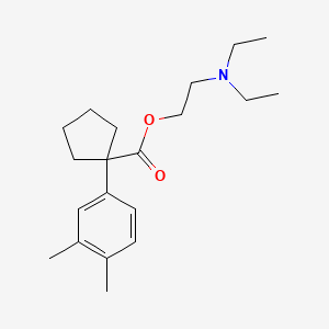 molecular formula C20H31NO2 B1615974 Metcaraphen CAS No. 561-79-5