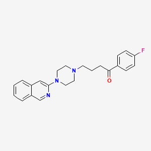molecular formula C23H24FN3O B1615979 Cinuperone CAS No. 82117-51-9