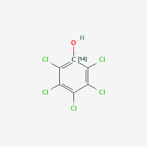 molecular formula C6HCl5O B1615982 Phenol-14C, pentachloro- CAS No. 67471-28-7