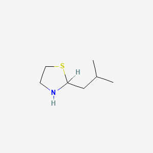 molecular formula C7H15NS B1615983 2-Isobutylthiazolidine CAS No. 696-70-8
